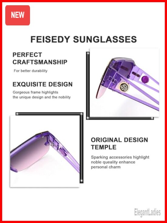 Square Oversized Shield Sunglasses UV400 Unisex Flat Top One Piece Lens main image 5